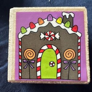Hampton Art Studio G, Katie & Co Gingerbread House rubber stamp; NEW, never used